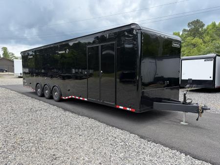 New 2026 Haulmark EDGE 34 Race Trailer With Turbo Package, Polycor, Insulated, Black Trim Package