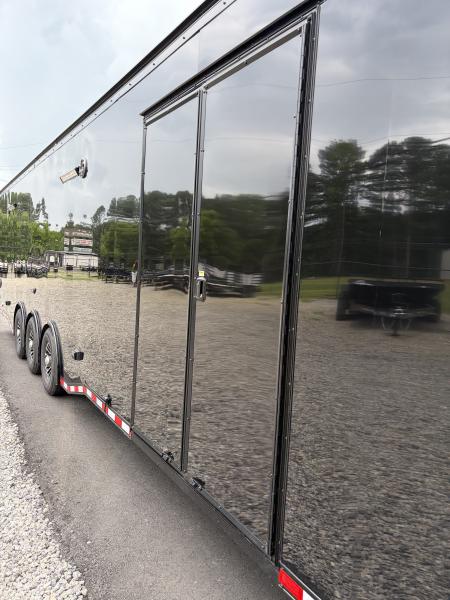 New 2026 Haulmark EDGE 34 Race Trailer With Turbo Package, Polycor, Insulated, Black Trim Package