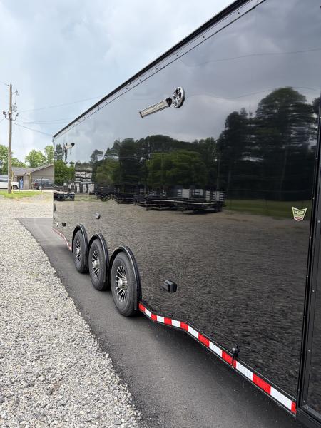 New 2026 Haulmark EDGE 34 Race Trailer With Turbo Package, Polycor, Insulated, Black Trim Package