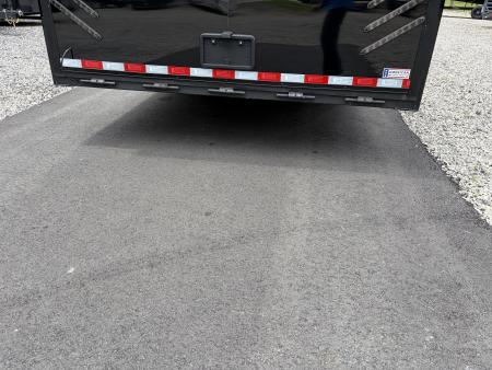 New 2026 Haulmark EDGE 34 Race Trailer With Turbo Package, Polycor, Insulated, Black Trim Package