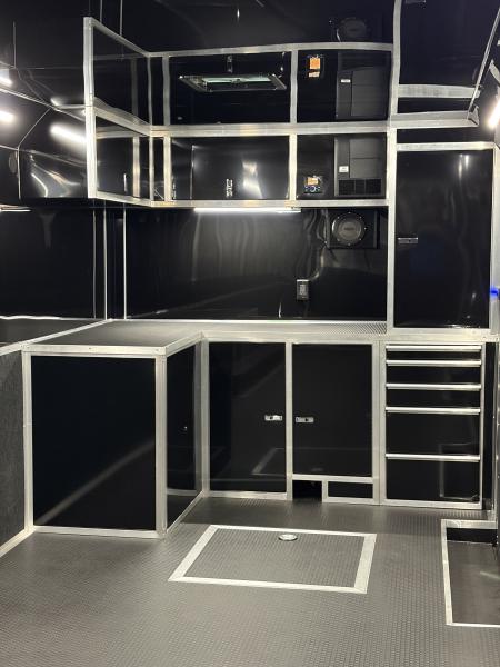 New 2026 Haulmark EDGE 34 Race Trailer With Turbo Package, Polycor, Insulated, Black Trim Package