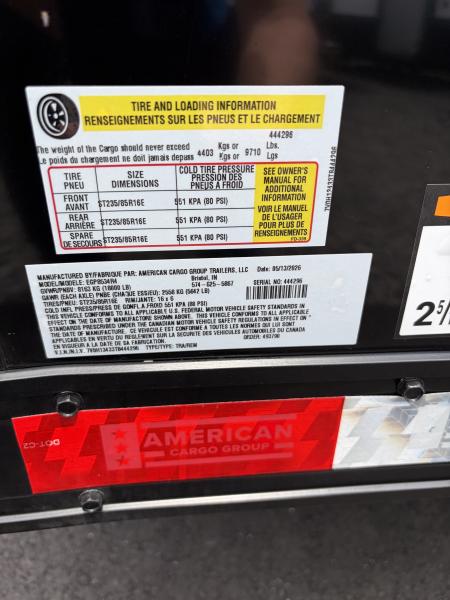 New 2026 Haulmark EDGE 34 Race Trailer With Turbo Package, Polycor, Insulated, Black Trim Package