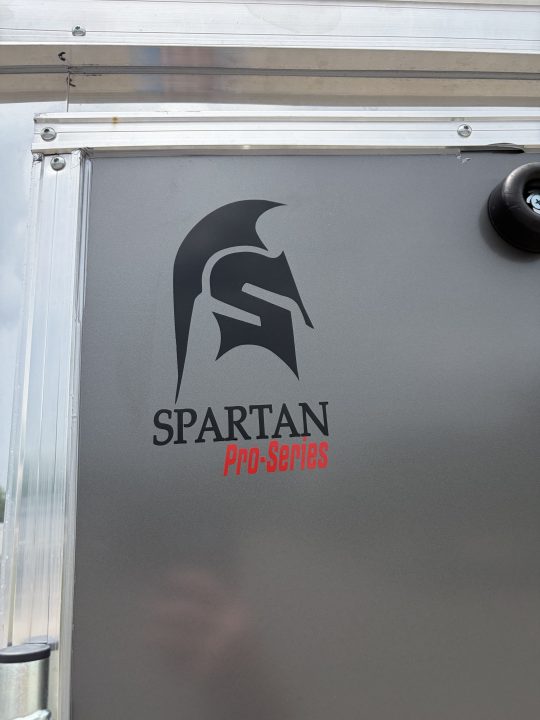 New 2026 Spartan 7X16 Enclosed Trailer, 10K GVWR, Pro Series, PolyCor, StableDeck, 7' Interior