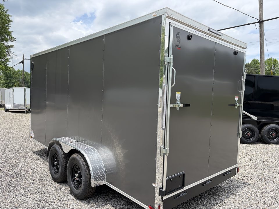 New 2026 Spartan 7X16 Enclosed Trailer, 10K GVWR, Pro Series, PolyCor, StableDeck, 7' Interior