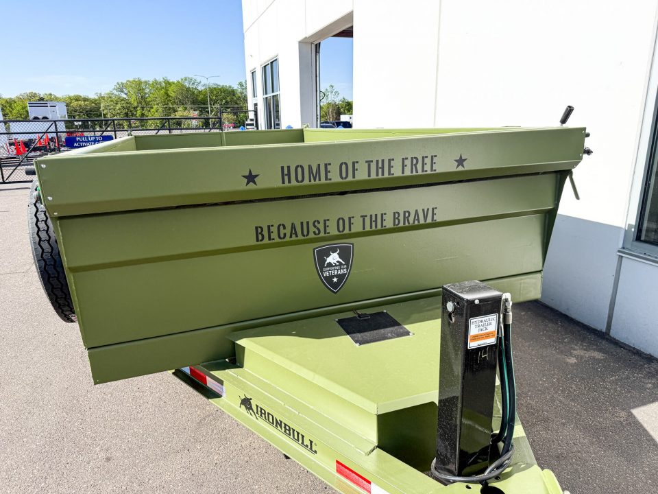 New DTB 83X14 14.9K DUMP TRAILER - SNIPER SERIES - MILITARY GREEN
