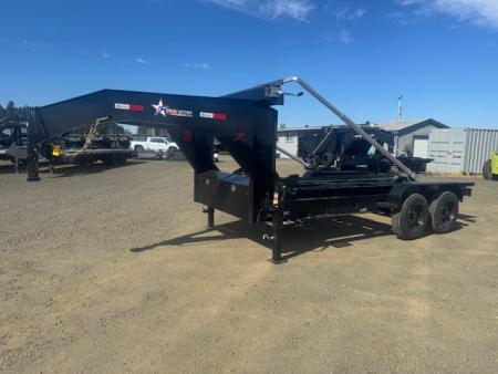 New 2026 Ironstar Beds 83X16/16 ROLL OFF DUMP Dump Trailer 48 SIDES GOOSENECK