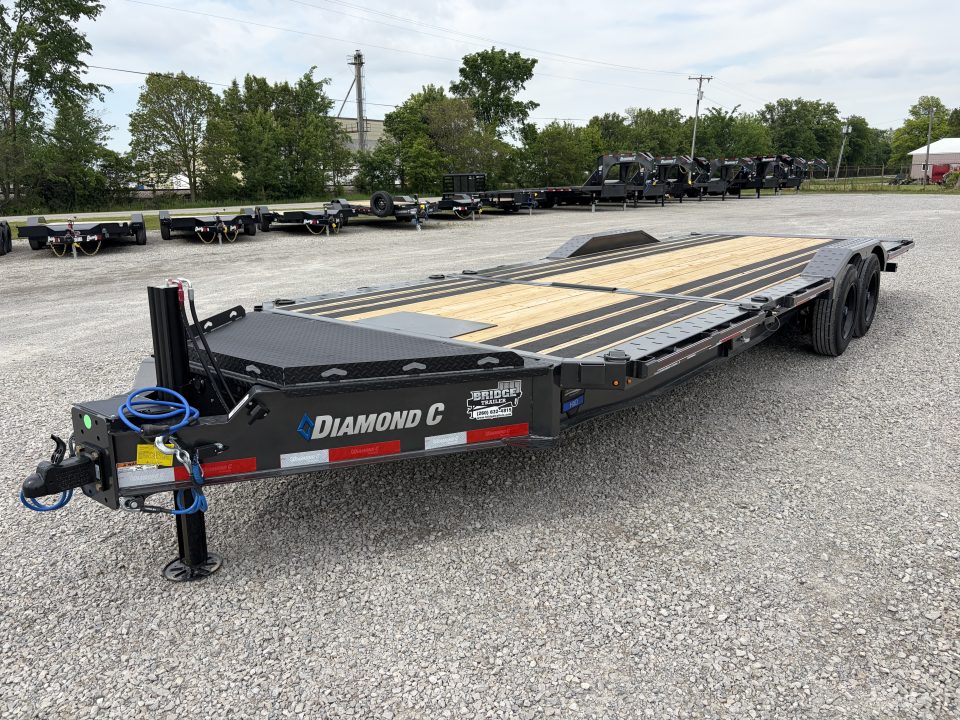 New 2026 Diamond C Trailers HXD208L24X102 (24' x 102") Full Width Partial Tilt Equipment Trailer