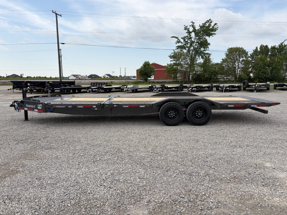 New 2026 Diamond C Trailers HXD208L24X102 (24' x 102") Full Width Partial Tilt Equipment Trailer
