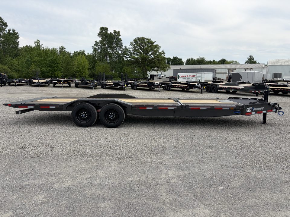 New 2026 Diamond C Trailers HXD208L24X102 (24' x 102") Full Width Partial Tilt Equipment Trailer