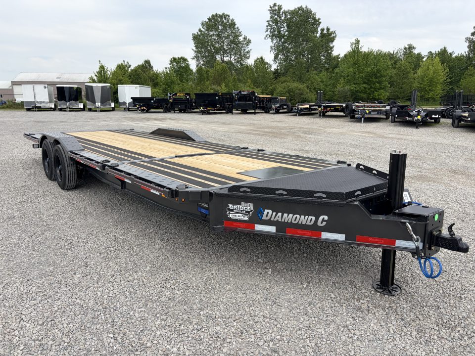 New 2026 Diamond C Trailers HXD208L24X102 (24' x 102") Full Width Partial Tilt Equipment Trailer