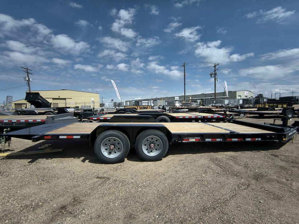 New 2025 Sure-Trac 7X22 (18+4) 17.6k PRO SERIES BEAM TILT Equipment Trailer