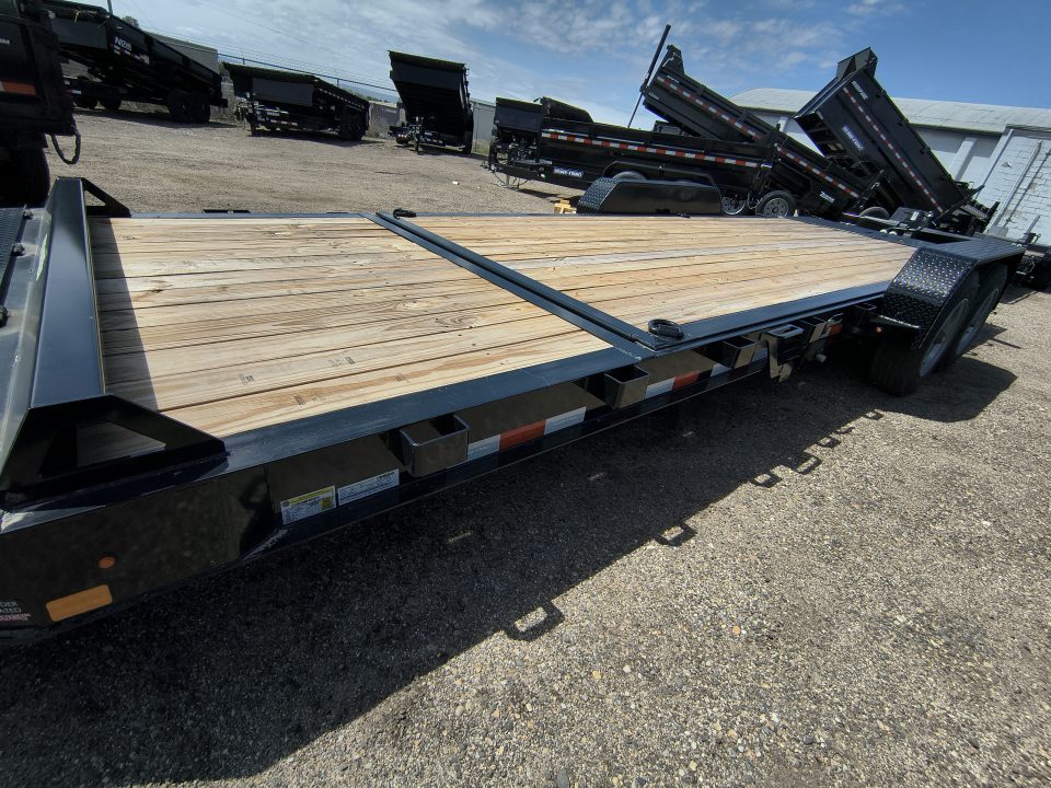 New 2025 Sure-Trac 7X22 (18+4) 17.6k PRO SERIES BEAM TILT Equipment Trailer