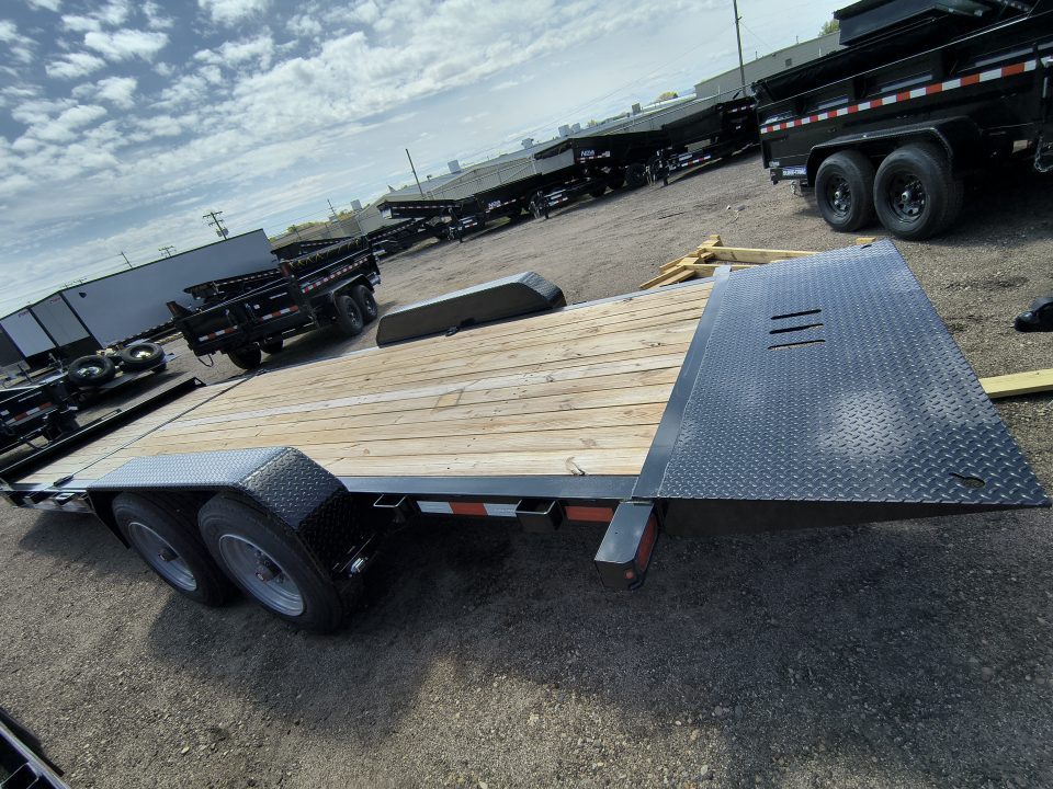 New 2025 Sure-Trac 7X22 (18+4) 17.6k PRO SERIES BEAM TILT Equipment Trailer