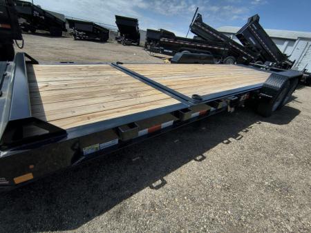 New 2025 Sure-Trac 7X22 (18+4) 17.6k PRO SERIES BEAM TILT Equipment Trailer