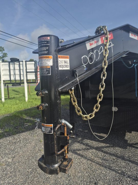 New 2025 Trail Maxx Trailers 7 x 16ft. Gooseneck Dump Trailer with 4' Sides and 14,000K Capacity Dump Trailer