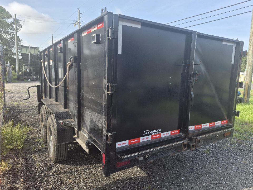 New 2025 Trail Maxx Trailers 7 x 16ft. Gooseneck Dump Trailer with 4' Sides and 14,000K Capacity Dump Trailer