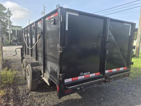 New 2025 Trail Maxx Trailers 7 x 16ft. Gooseneck Dump Trailer with 4' Sides and 14,000K Capacity Dump Trailer