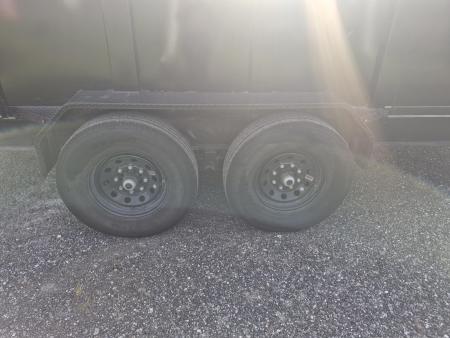 New 2025 Trail Maxx Trailers 7 x 16ft. Gooseneck Dump Trailer with 4' Sides and 14,000K Capacity Dump Trailer
