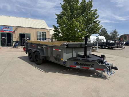 New 2026 DCRC LPT208 7x14 Dump Trailer