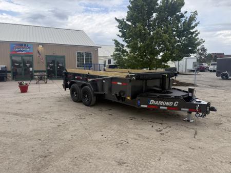 New 2026 DCRC LPT207 7x14 Dump Trailer