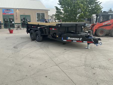 New 2026 DCRC LPT207 7x14 Dump Trailer