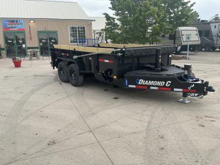 New 2026 DCRC LPT207 7x14 Dump Trailer/Lithium Battery