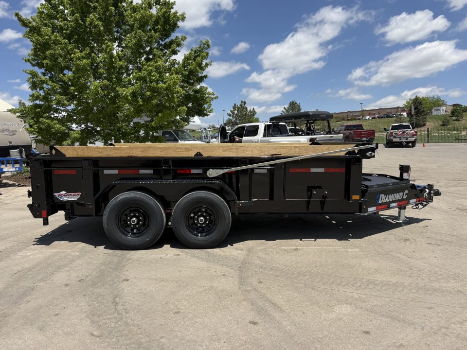 New 2026 DIAMOND C LPT207 7x14 Dump Trailer/Lithium Battery