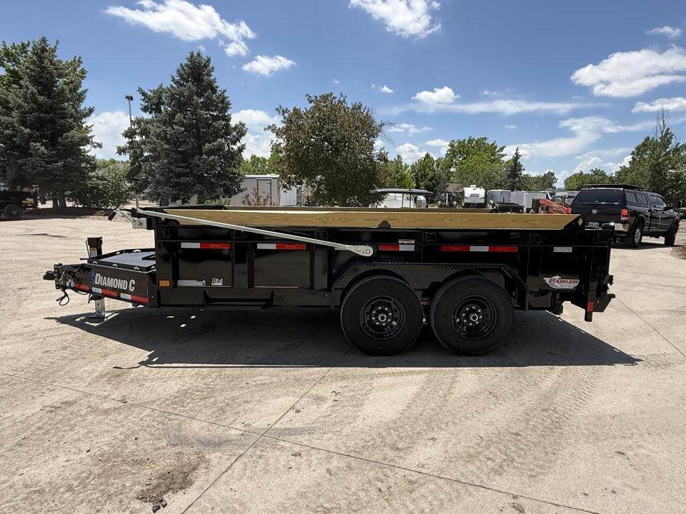 New 2026 DIAMOND C LPT207 7x14 Dump Trailer/Lithium Battery