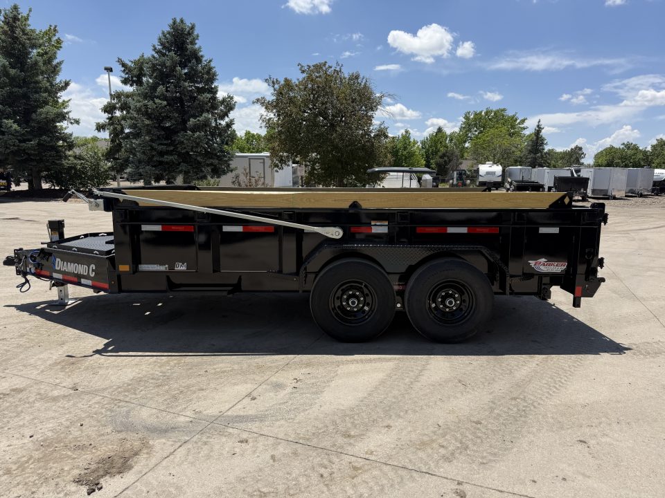 New 2026 DIAMOND C LPT207 7x14 Dump Trailer/Lithium Battery