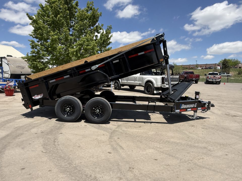 New 2026 DIAMOND C LPT207 7x14 Dump Trailer/Lithium Battery