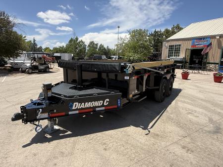 New 2026 DIAMOND C LPT207 7x14 Dump Trailer/Lithium Battery