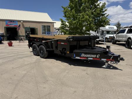 New 2026 DIAMOND C LPT207 7x14 Dump Trailer/Lithium Battery