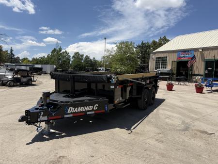 New 2026 DIAMOND C LPT207 7x14 Dump Trailer/Lithium Battery