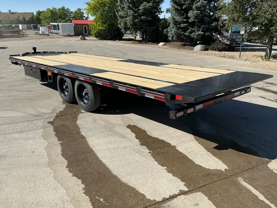 New 2026 DCRC DET208L 24X102 Flatbed Trailer
