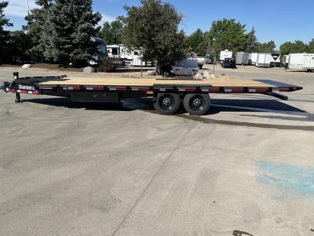 New 2026 DCRC DET208L 24X102 Flatbed Trailer