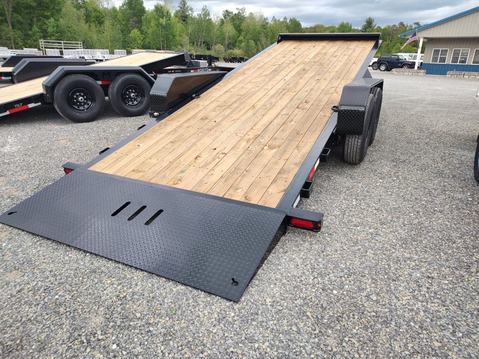 New 2026 SURE-TRAC ST-BTE8220-154 Power Tilt Equipment Trailer