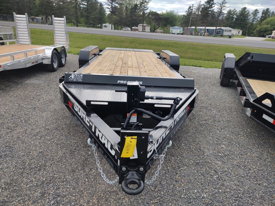 New 2026 SURE-TRAC ST-BTE8220-154 Power Tilt Equipment Trailer