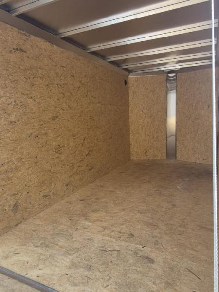 New 2026 ALCOM 6x12 Aluminum Enclosed Trailer – Charcoal | 2,990 GVWR | 6" Extra Height Cargo / Enclosed Trailer