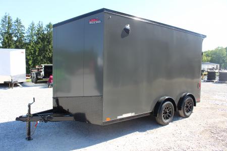 New 2026 United UJ 7.5' x 14' Enclosed Cargo Trailer - 7000# GVW - RAMP DOOR - 7' INTERIOR HEIGHT - AMERICA 250