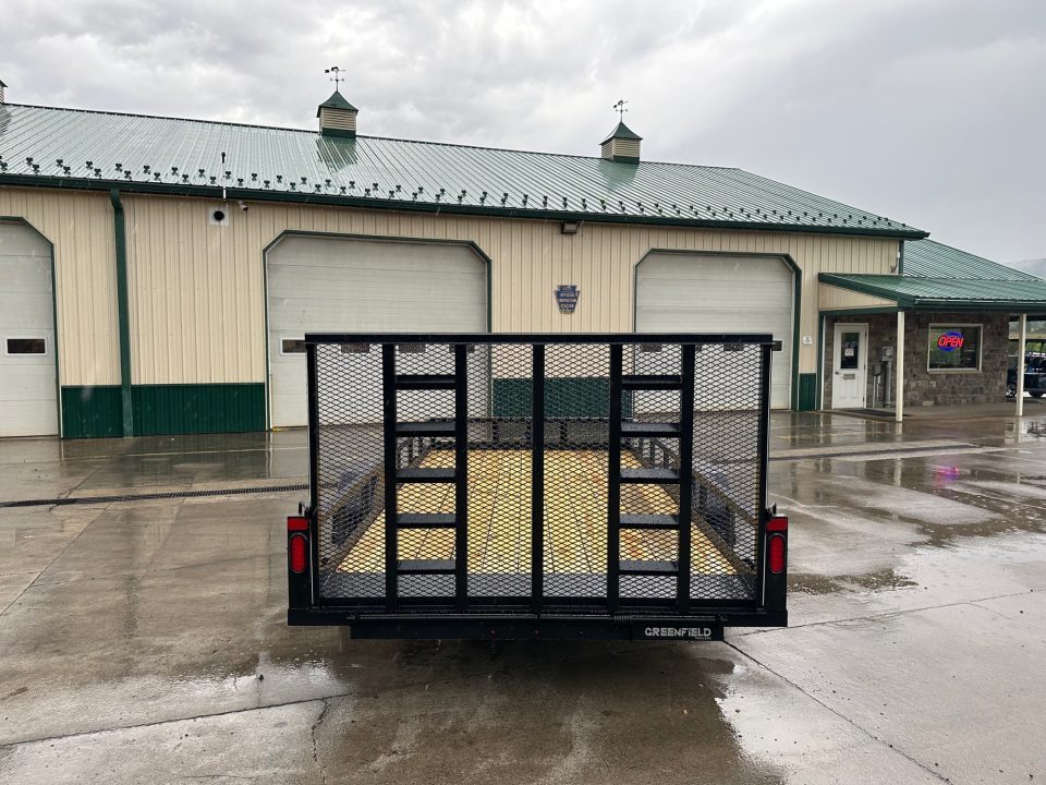 New Greenfield Trailers 14' HD Single Axle Utility - 6,000 lb. Axle