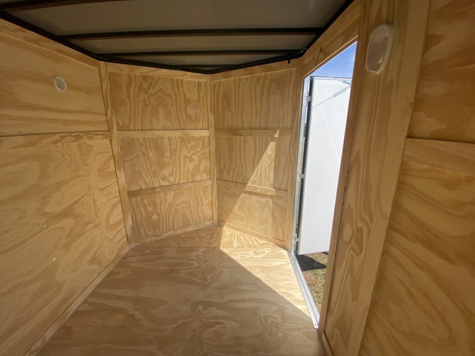 New 2026 Seed Cargo 6x12 Single Axle Enclosed Trailer w/Rear Ramp