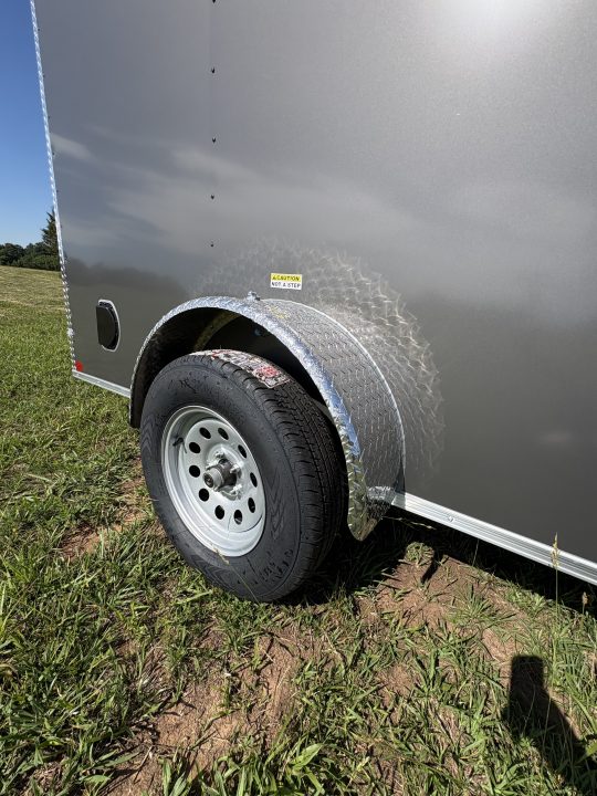 New 2026 Seed Cargo 6x12 Single Axle Enclosed Trailer w/Rear Ramp