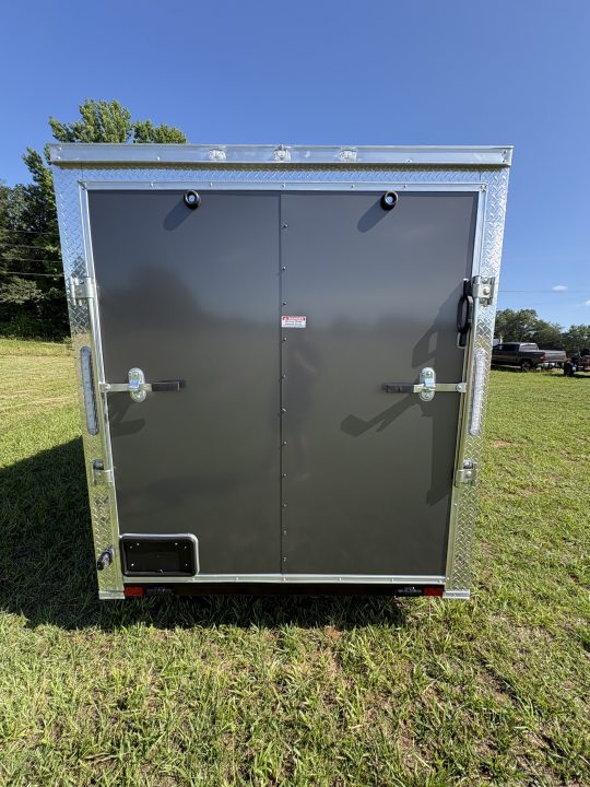New 2026 Seed Cargo 6x12 Single Axle Enclosed Trailer w/Rear Ramp