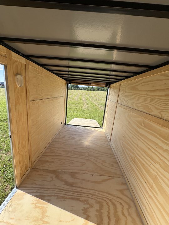 New 2026 Seed Cargo 6x12 Single Axle Enclosed Trailer w/Rear Ramp
