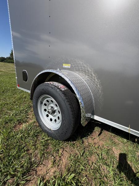 New 2026 Seed Cargo 6x12 Single Axle Enclosed Trailer w/Rear Ramp