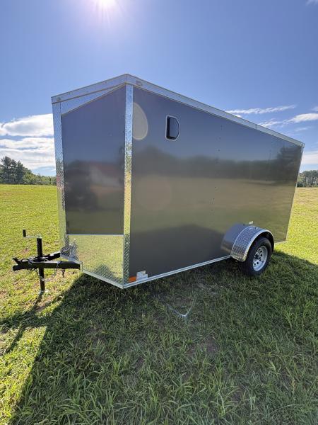 New 2026 Seed Cargo 6x12 Single Axle Enclosed Trailer w/Rear Ramp