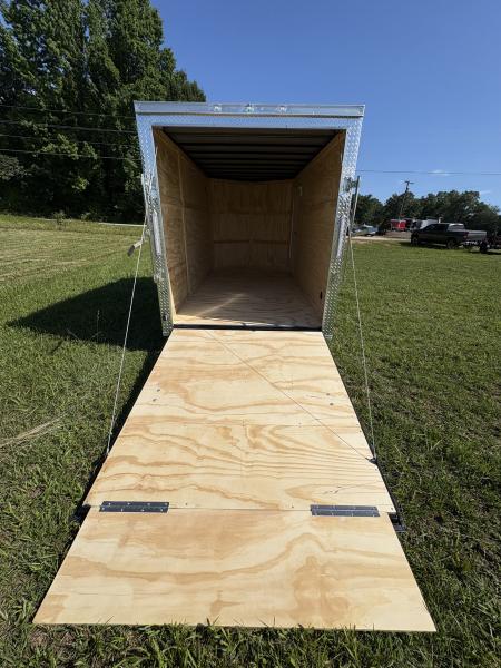 New 2026 Seed Cargo 6x12 Single Axle Enclosed Trailer w/Rear Ramp