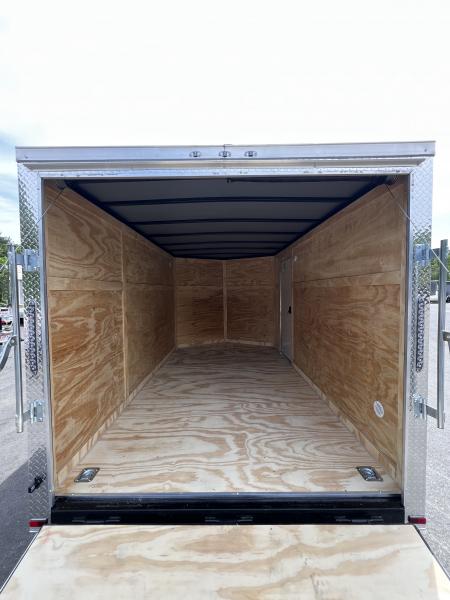 New 2026 Panther Cargo 7x12 +2ft V-Nose /.080 Polycore /6'3" Interior Height - 3500 GVW