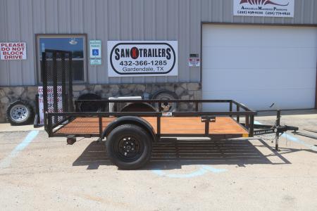 New 2026 Texas Bragg Trailers 5'X10' LD Square Tubing Top Utility Trailer