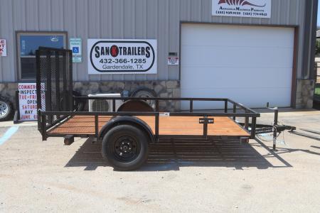 New 2026 Texas Bragg Trailers 6'X10' LD Square Tubing Top Utility Trailer